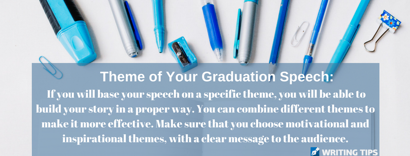 8th grade graduation speech theme writing